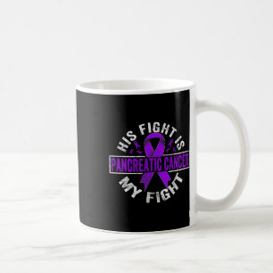 Sein Kampf ist mein Bauchspeicheldrüsenkrebs-Bewus Kaffeetasse