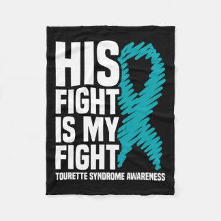 Sein Kampf ist mein Bewusstsein für das Tourette-S Fleecedecke