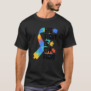 Sein Kampf ist mein Kampf Autismus Puzzle Autistis T-Shirt