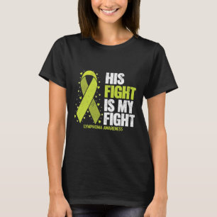 Sein Kampf ist mein Kampf Blutkrebs Lymphom-Bewuss T-Shirt