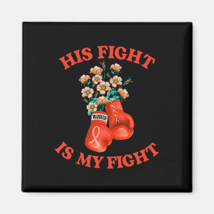 Sein Kampf ist mein Kampf Boxen Orange Ribbon Nier Magnet