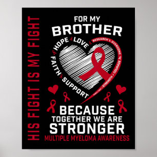 Sein Kampf ist mein Kampf Bruder Multiples Myelom  Poster