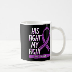 Sein Kampf ist mein Kampf Epilepsie Anfall Lila Ba Kaffeetasse