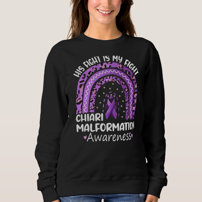 Sein Kampf ist mein Kampf gegen Chiari Malformatio Sweatshirt (Vorderseite)