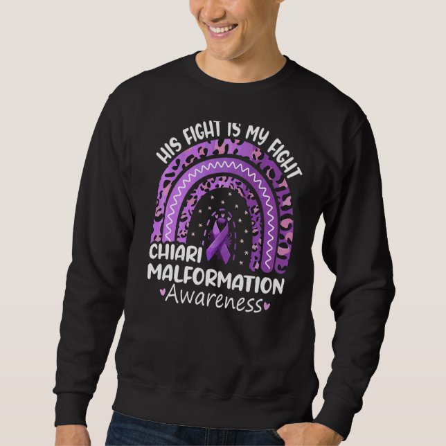 Sein Kampf ist mein Kampf gegen Chiari Malformatio Sweatshirt (Vorderseite)