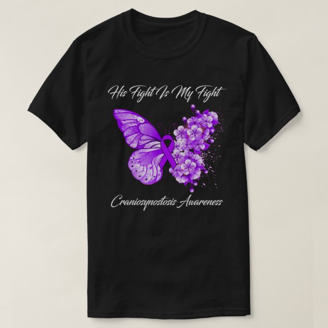 Sein Kampf ist mein Kampf gegen Craniosynostosis B T-Shirt (Design vorne)