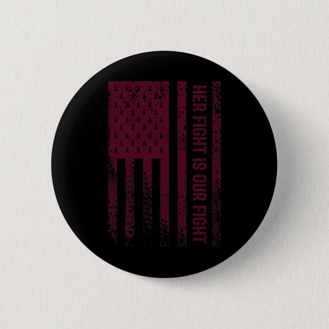 Sein Kampf ist mein Kampf gegen das Aneurysma-Bewu Button (Vorderseite)