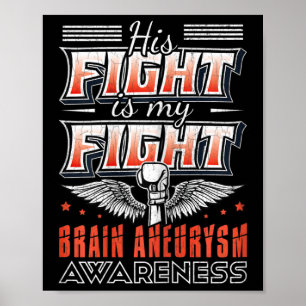 Sein Kampf ist mein Kampf gegen das Aneurysma-Bewu Poster
