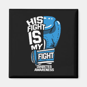 Sein Kampf ist mein Kampf gegen diabetische Diabet Magnet