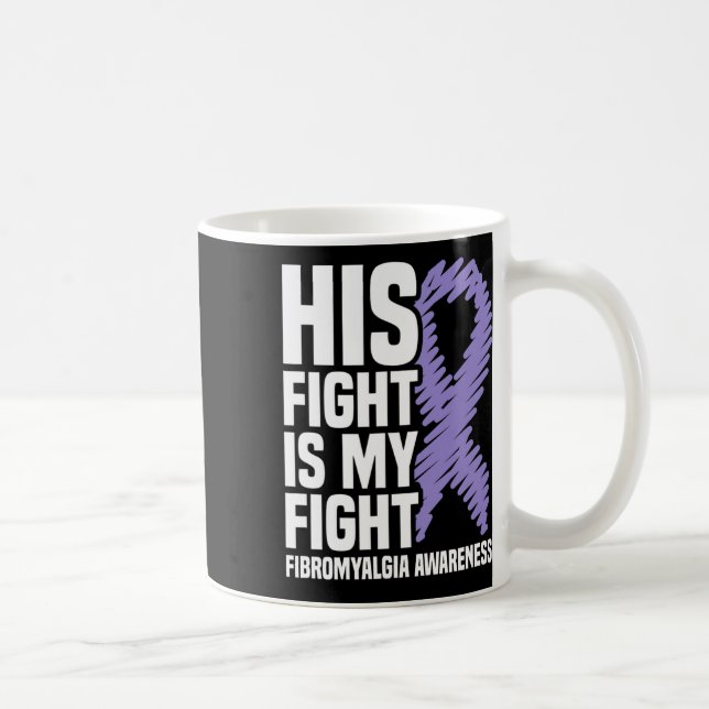 Sein Kampf ist mein Kampf gegen Fibromyalgie Bewus Kaffeetasse (Rechts)