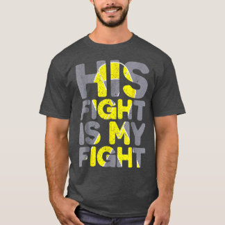 Sein Kampf ist mein Kampf gegen Krebs im Kindesalt T-Shirt