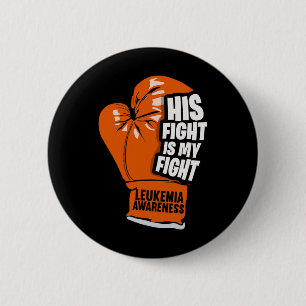 Sein Kampf ist mein Kampf gegen Leukämie Bewusstse Button