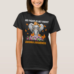 Sein Kampf ist mein Kampf gegen Leukämie-Bewusstse T-Shirt