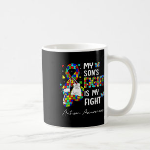 Sein Kampf ist mein Kampf gegen meinen Sohn Autism Kaffeetasse
