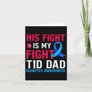 Sein Kampf ist mein Kampf gegen T1d Vater Typ 1 Di Karte
