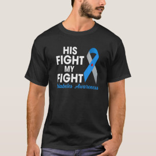 Sein Kampf ist mein Kampf gegen Typ 1 TD1 Diabetes T-Shirt