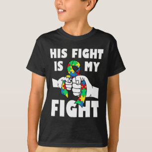 Sein Kampf ist mein Kampf Inspirierende Autismus-B T-Shirt