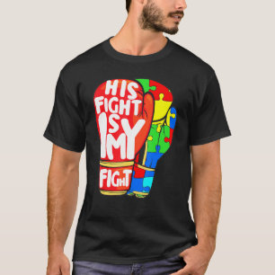 Sein Kampf ist mein Kampf Puzzle-Boxen Boxer Autis T-Shirt