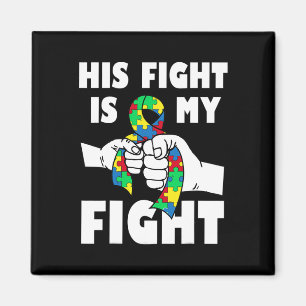 Sein Kampf ist mein Kampf um Inspiration Autismus  Magnet