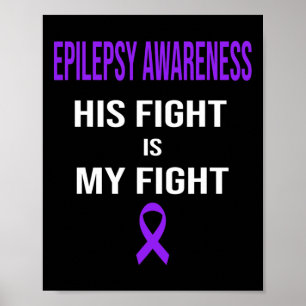 Sein Kampf ist mein Lila Kampf gegen Epilepsie Poster