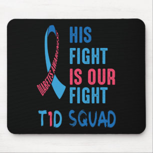 Sein Kampf ist unser Kampf Diabetes-Aufklärungstag Mousepad