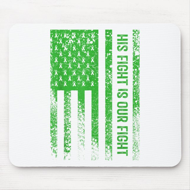 Sein Kampf ist unser Kampf gegen psychische Gesund Mousepad (Vorne)