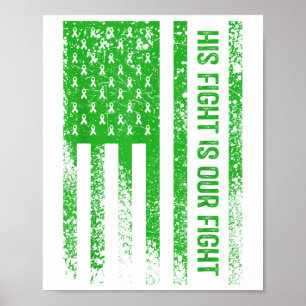 Sein Kampf ist unser Kampf gegen psychische Gesund Poster