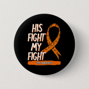 Sein Kampf Mein Kampf CRPS Bewusstsein Orange Ribb Button