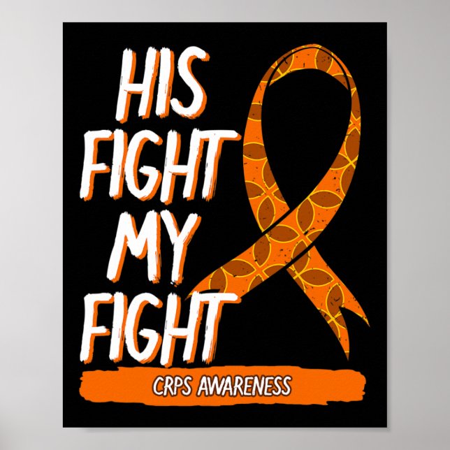 Sein Kampf mein Kampf Crps Bewusstsein Orange Ribb Poster (Vorne)