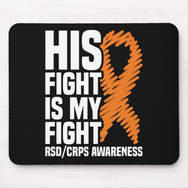 Sein Kampf Mein Kampf Orange Ribbon Rsdcrps Bewuss Mousepad (Vorne)