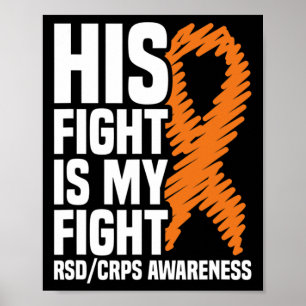 Sein Kampf Mein Kampf Orange Ribbon RSDCRPS Bewuss Poster