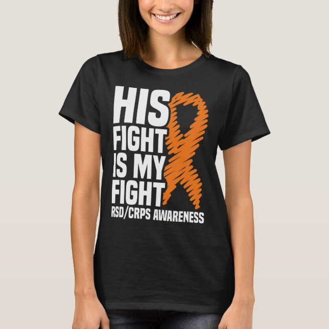 Sein Kampf Mein Kampf Orange Ribbon Rsdcrps Bewuss T-Shirt (Vorderseite)