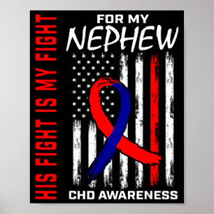 Sein Kampf Neffe CHD Bewusstsein Amerikanische Fla Poster