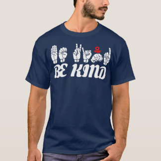 SEIN KIND Text und ASL Sign Language Design 2 T-Shirt