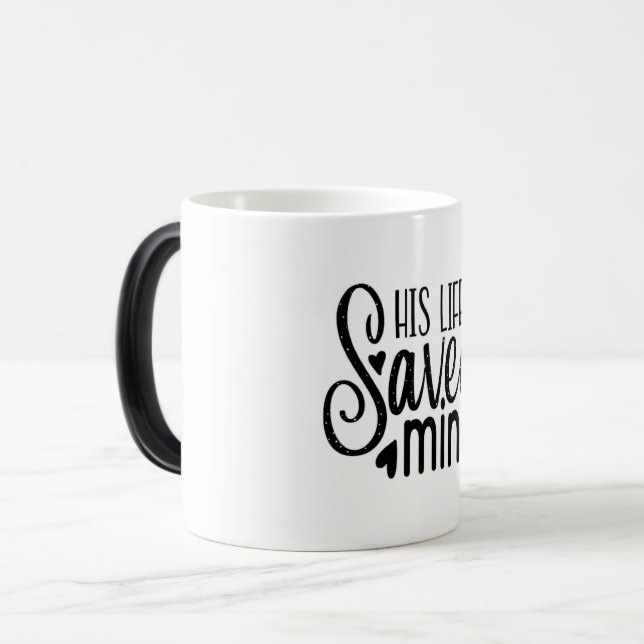 Sein Leben Rettete meine Morphing-Tasse Verwandlungstasse (Vorderseite Links)