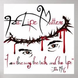 Sein Leben zählt Christliches Poster