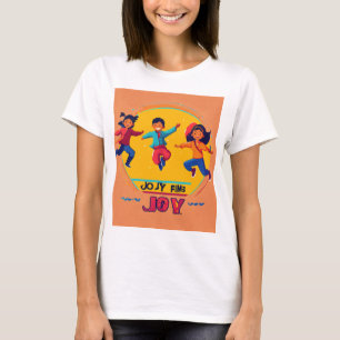 Sein lebendiges Design mit einem fröhlichen Stift T-Shirt