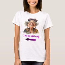 Sein lustiger Old Lady T - Shirt