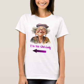 Sein lustiger Old Lady T - Shirt