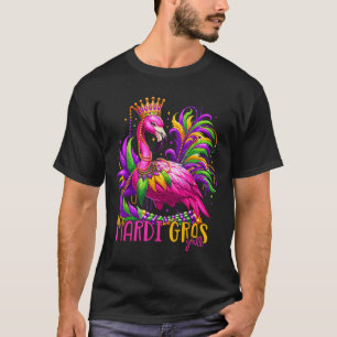 Sein Mardi Gras Yall Mardi Gras Party Flamingo Wom T-Shirt