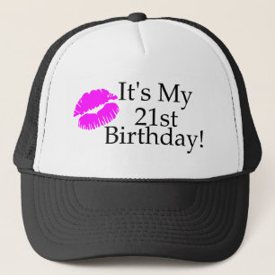 Sein mein 21. Geburtstag (Kuss) Truckerkappe