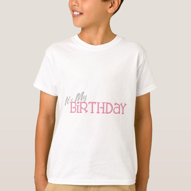 Sein mein Birthaday T-Shirt (Vorderseite)