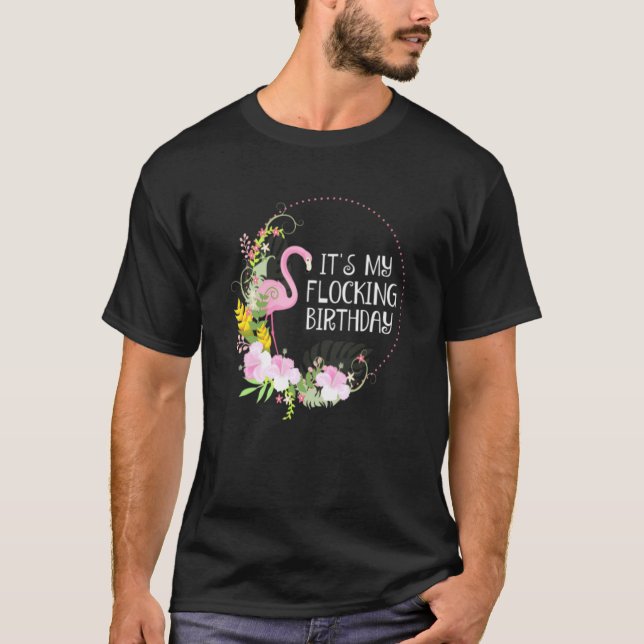 Sein mein faszinierendes Flamingo-Party T-Shirt (Vorderseite)