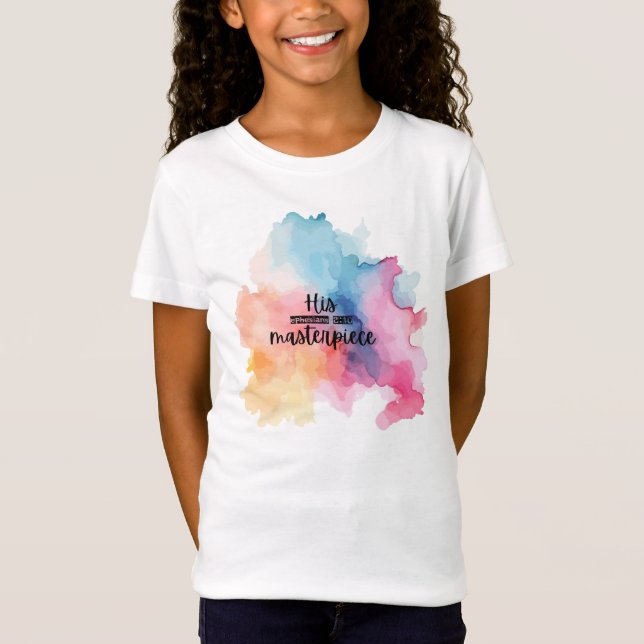 Sein Meisterwerk Farbiger T-Shirt (Vorderseite)