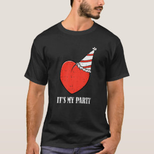 Sein My Party Valentinstag Niedlich Herzens Geburt T-Shirt