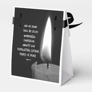 Sein Name wird als wunderbare Bibelverse bezeichne Geschenkschachtel