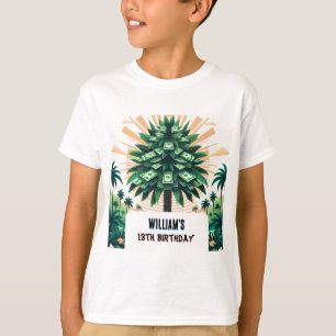 Sein Nature Cool Cash Only Money Tree 13. Geburtst T-Shirt