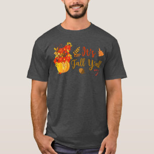 Sein Niedlicher Kürbis im Herbst Verlasse Herbstsa T-Shirt