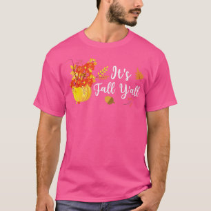 Sein Niedlicher Kürbis im Herbst Verlasse Herbstsa T-Shirt