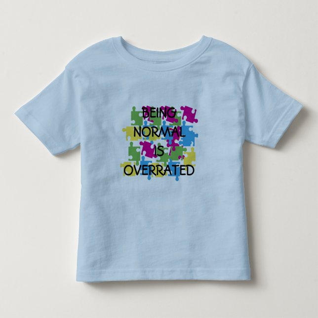 SEIN NORMAL IST ÜBERBEWERTET KLEINKIND T-SHIRT (Vorderseite)